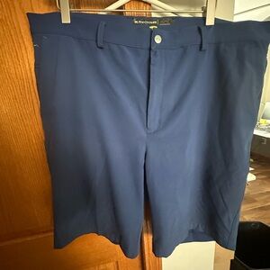 Greg Norman Collection Men's Blue Flat Front Shorts